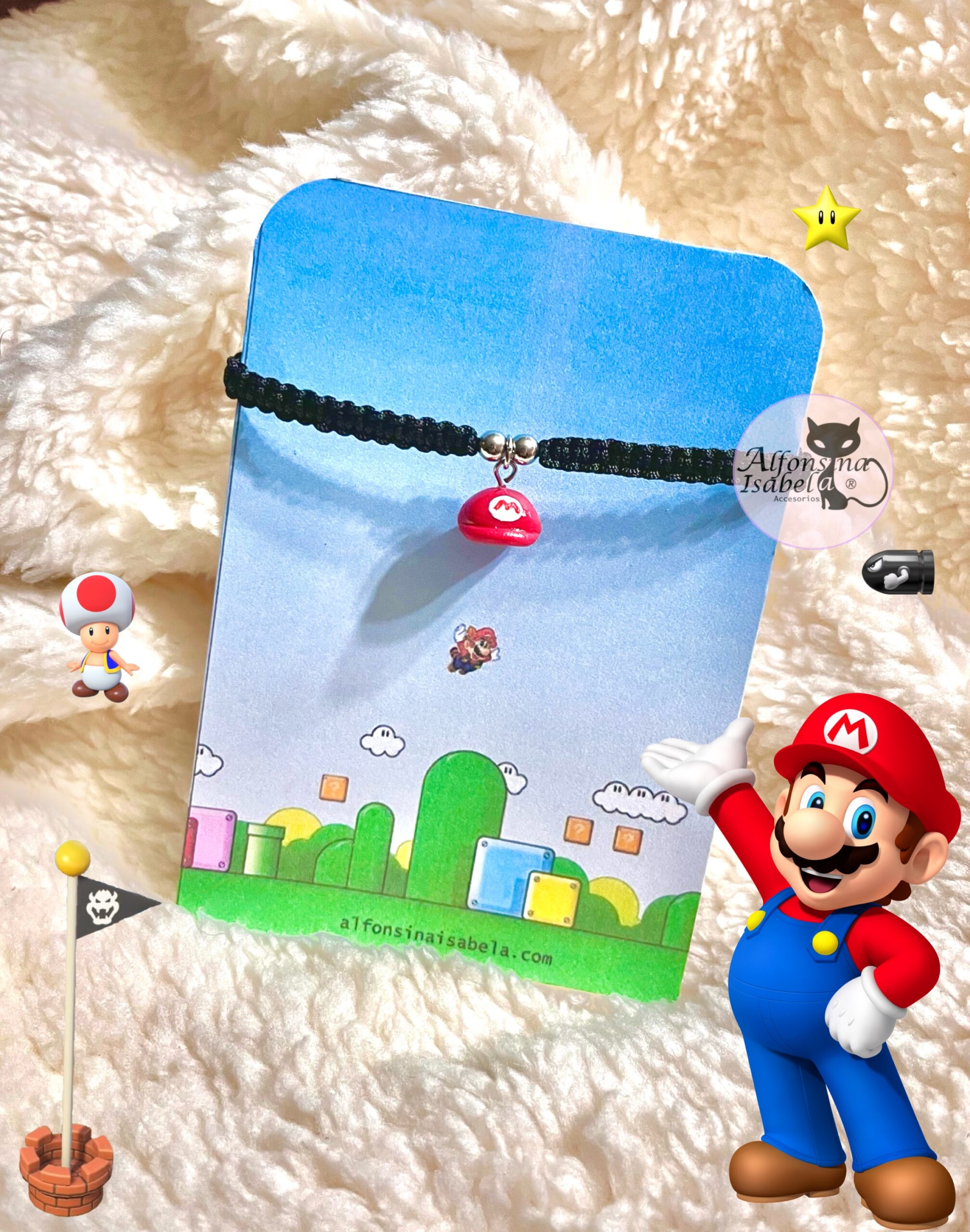 Pulsera Sombrerito Mario