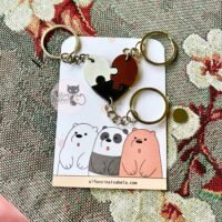 Llaveros Pardo, Panda y Polar