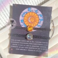 Sol y Luna pulsera tejida