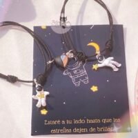 Pulseras en hilo Astronautas blancos