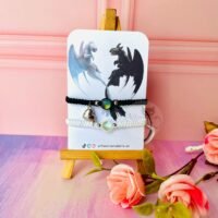 Pulseras Tejida piedra Chimuelo y furia luminosa