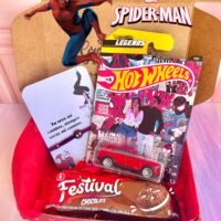 Mini Box Hotwheels Spiderman