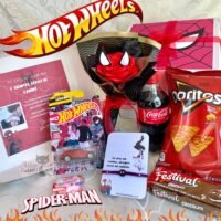 Box Hotwheels Spiderman