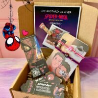Box Invitación Spiderman